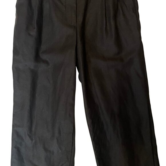 Aritzia Wilfred Linen Blend Effortless Pant • Black • US 2 - Picture 10 of 13
